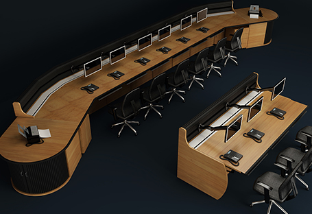 琴式監(jiān)控控制臺(tái)