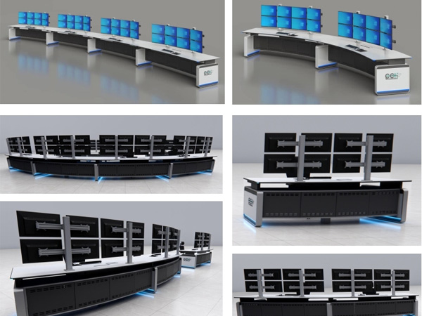 羅馬尼亞客定弧形控制臺，會議桌